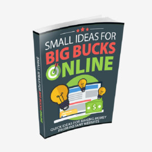 Small Ideas for Big Bucks Online